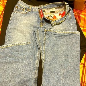Lucky Brand jeans Size 8 Plain Jane Dungarees EUC